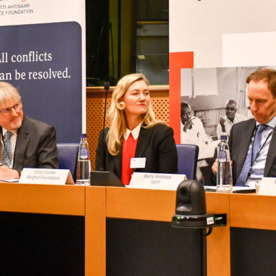 Investing in Peace: The role of dialogue and conflict mediation in ensuring Europe’s security