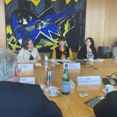 Sharing our Women, Peace and Security research in New York and Washington DC